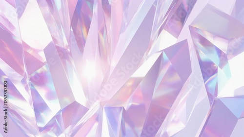 綺麗なクリスタルの背景テクスチャ　　ピンク