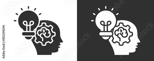 Innovation Icon Set Vector Collection Isolated In Black And White