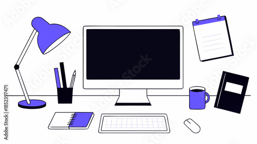 Modern workspace setup
