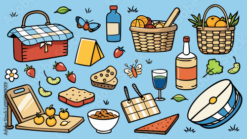 Picnic essentials layout