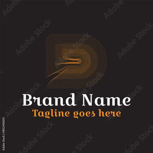 Logo Design and Branding Elements: A simple yet elegant logo design for a brand, the design is suitable for use on websites, and other marketing materials