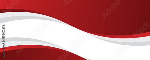 Abstract banner background design. Banner template with dynamic wave shapes, modern design