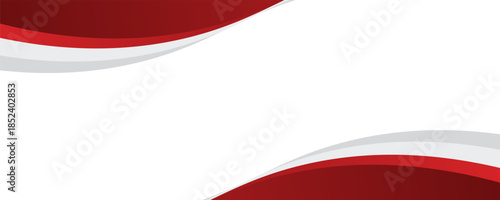 Abstract banner background design. Banner template with dynamic wave shapes, vector illustration eps10