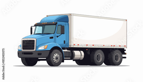 truck isolated on white background