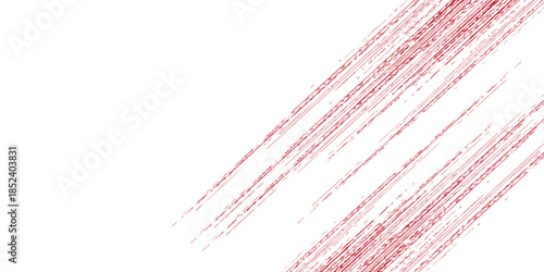 abstract straight red ink vector lines pack. Bloody color long and round hand-drawn brushstroke text highlights, frames, circles. Asian calligraphy brushstroke set. modern design
