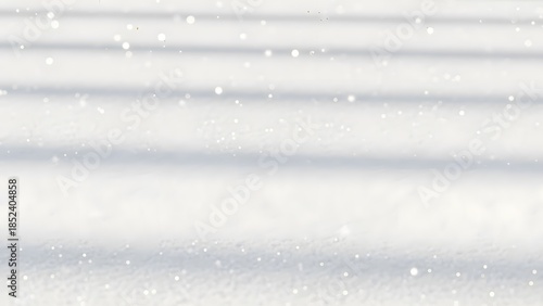 Softly Falling Snowflakes Create a Peaceful Winter Landscape with Gentle Light