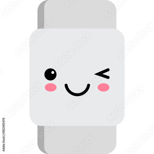 Cute Cartoon Eraser Illustration