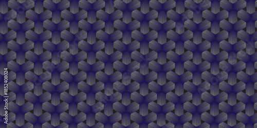 Colour Hexagon Tile Connection art background design illustration