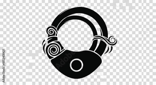 headphones on a white background