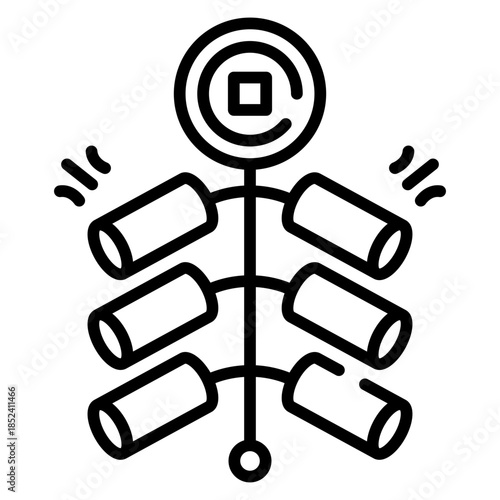 Firecracker Line Icon