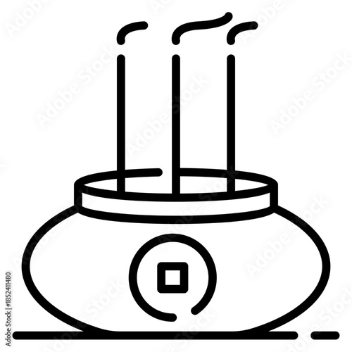 Chinese Incense Icon