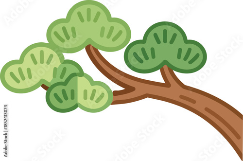 Holiday pine tree_Lunar New Year_Chuseok_Pine tree_New Year_Chuseok pine tree