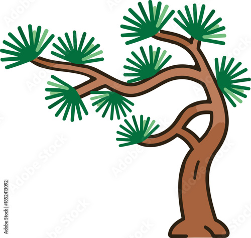 Holiday pine tree_Lunar New Year_Chuseok_Pine tree_New Year_Chuseok pine tree