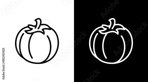Tomato With Icon Set Design