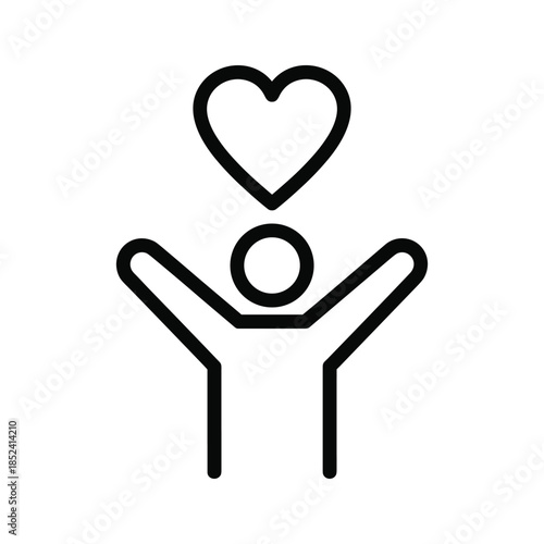 Person showing love and care to someone