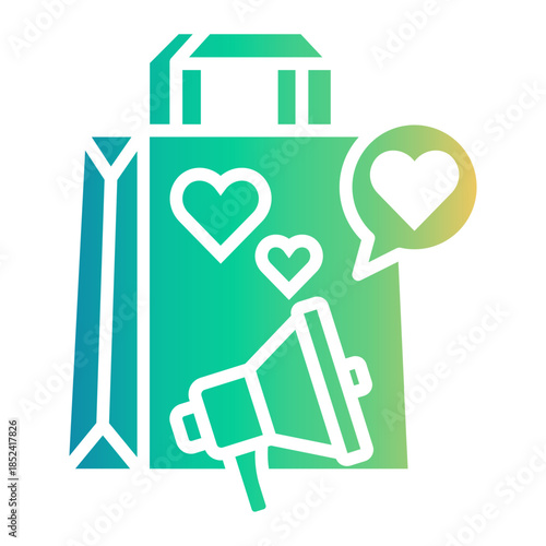 product advertising Gradient icon