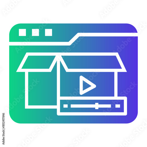 product advertising Gradient icon