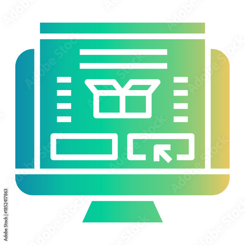 product advertising Gradient icon
