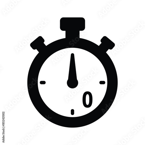 Stopwatch icon showing zero seconds