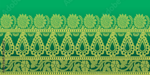 beautiful graphic saree design and this sari design is in Indian style which is for textile fashion industry and it can be used as wallpaper backdrop and website bg this style is originated in india 