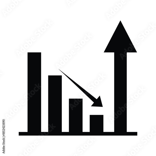Business Graph Showing Growth After Initial Decline