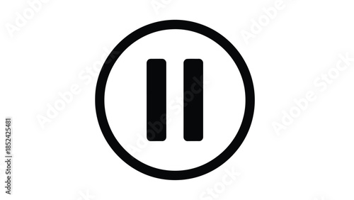 vector glossy button with exclamation mark