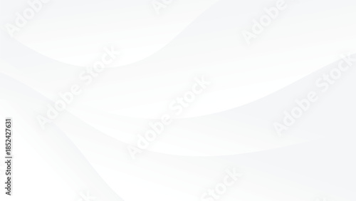abstract white color gradient background with wavy graphic lines decoration