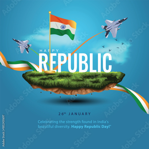 happy independence day India. 26th January background.  abstract  vector illustration design