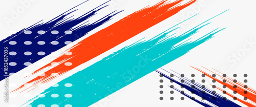 Colorful silhouette style design, grunge. Design concept to celebrate national sports day of badminton and basketball. Sports