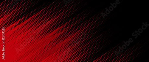 Halftone dots red and blue color pattern gradient grunge texture background. Dot pop art comic sport style vector illustration. grunge vector dots