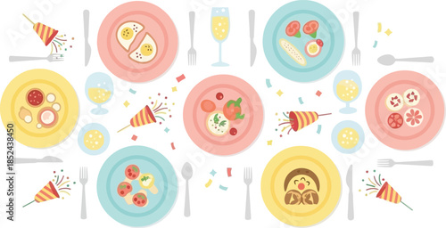 Cute Pastel Cartoon Baby Milestone Celebration Stickers with Adorable Icons.