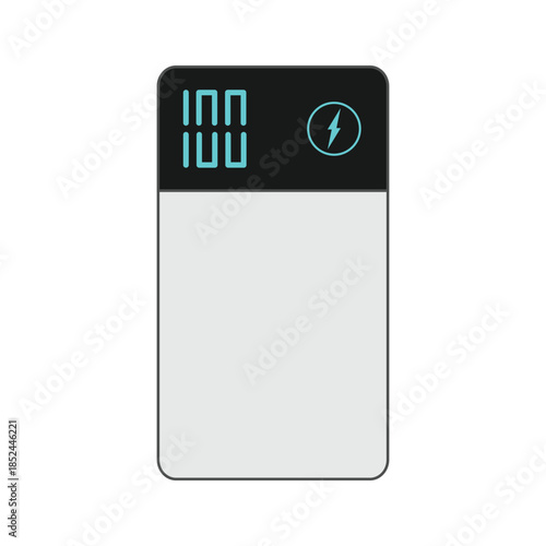 illustration of portable power bank