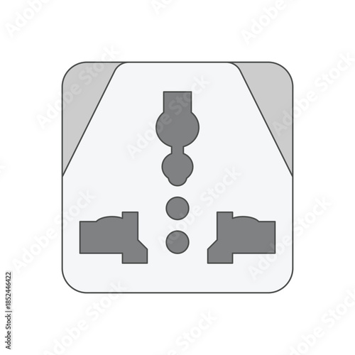 electrical outlet vector illustration