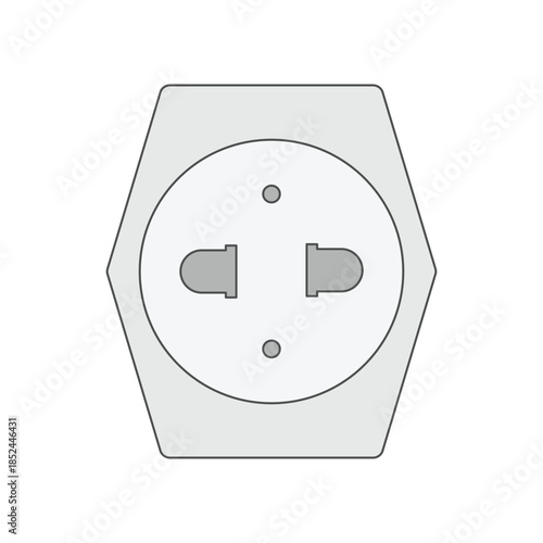 electrical outlet vector illustration