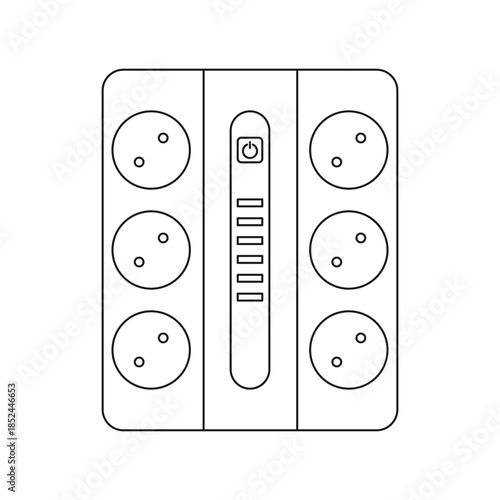 set of electrical outlet