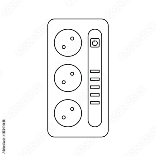 set of electrical outlet
