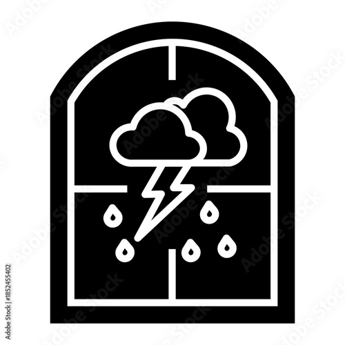 rainy season Solid icon