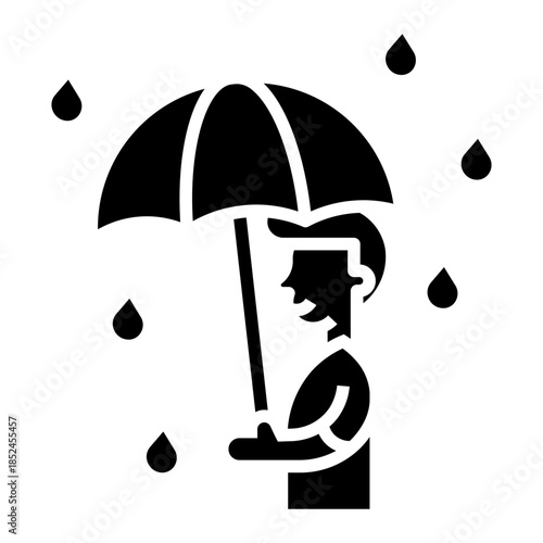 rainy season Solid icon