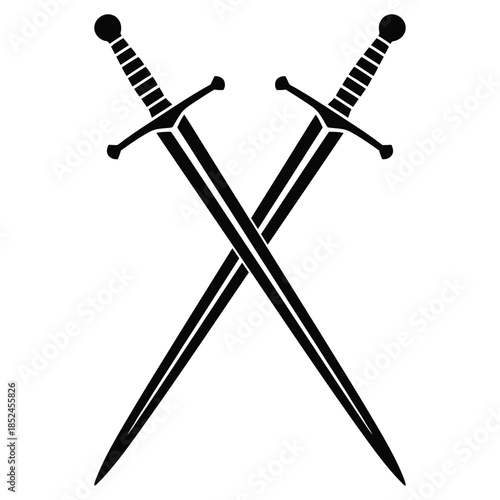 two crossed swords