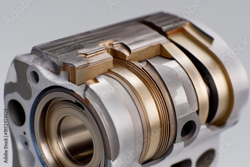 Macro View of Metallic Internal Combustion Engine Components and Precision Engineering