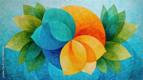 Beautiful Artistic Representation of Christmas with Oranges, Leaves, and Bright Holiday Imagery Uniting Traditions