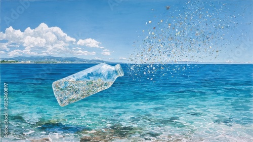 Exploring the Marine Plastic Crisis Through Artistic Representation of Ocean Pollution and Its Impact