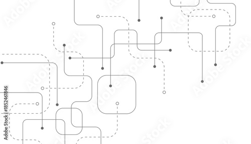 Abstract background with technology circuit board texture. Modern electronic motherboard texture. Creative idea for internet technology. Tech concept for header, web banner, website, presentation.