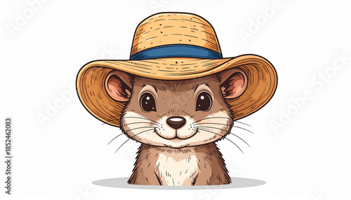 Cute Animal Character with Accessory