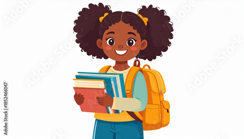 Back-to-School Character Illustration