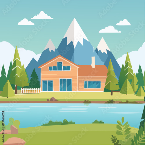 3d render of a modern interior