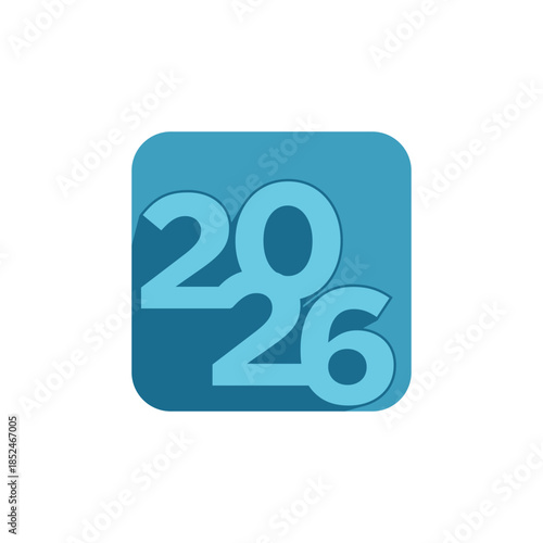 2026 design for new year logo vector