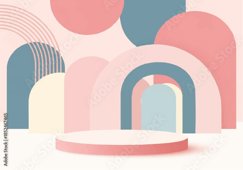 Abstract vector illustration featuring a heart and a window set against a stylish decorative background for modern graphic design