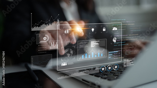 Konstfotografi Data dashboard and analytics system supports business, analytics, and data insig