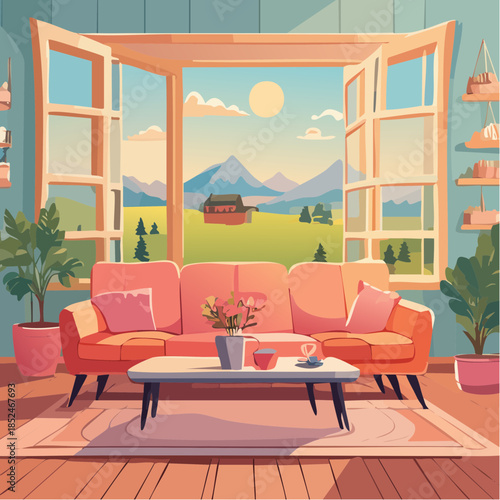 interior of a modern living room